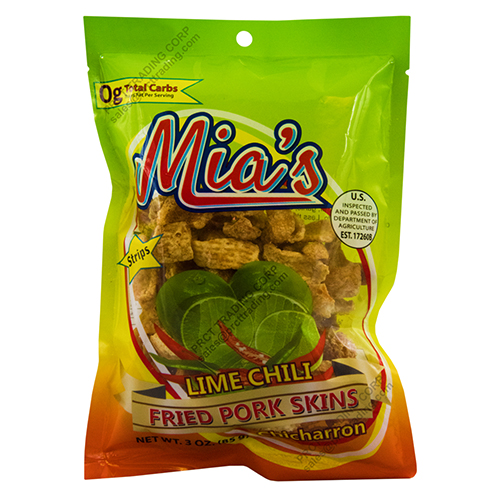 CHICHARRON MIAS LIME 3oz      