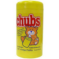 CHUBS 40 wipes                