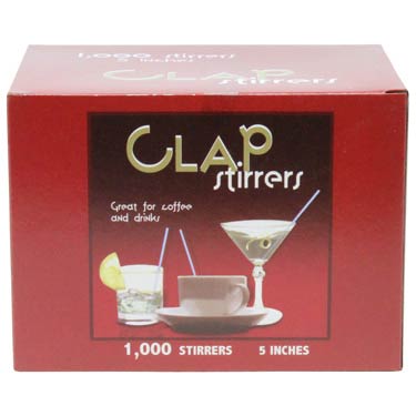 CLAP STIRRERS CAJA DE 1,000   