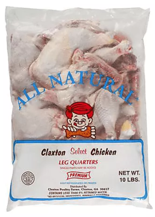 CLAXTON POLLO PAQ 10lb        