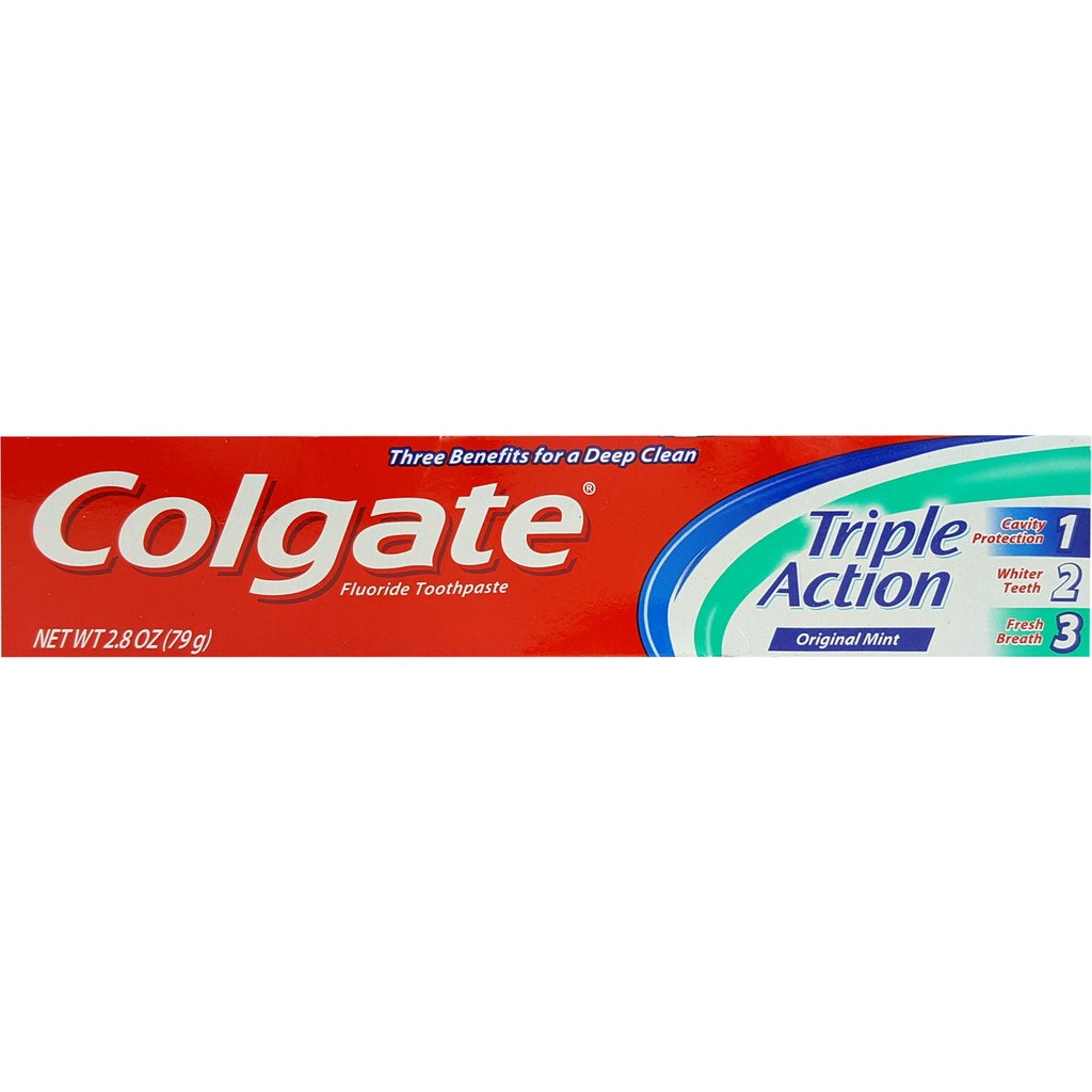 COLGATE TRIPLE ACCION 2.8oz   