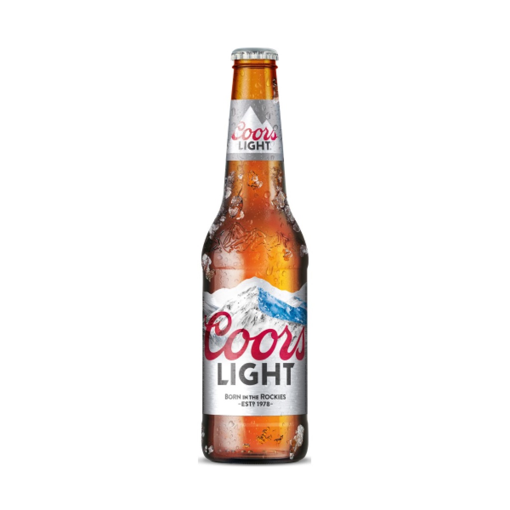 COORS LIGHT BOTELLA 7oz PEQ.  