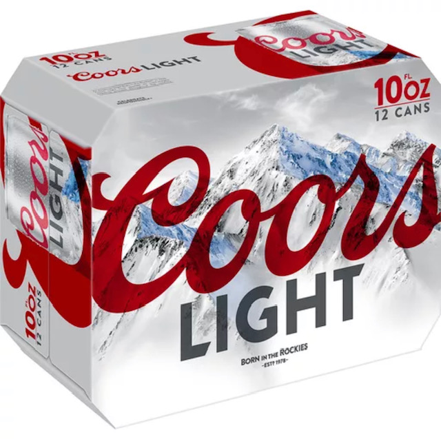 COORS LIGHT LATA 12pq 10oz    