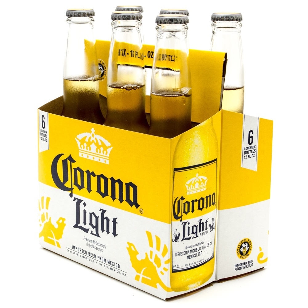 CORONA LIGHT 12oz PQT/6       