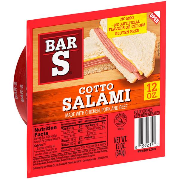 COTTO SALAMI BAR S 12oz       