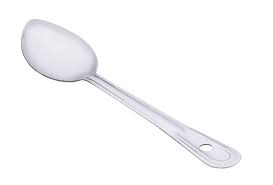 CUCHARA METAL COCINA LISA 13''