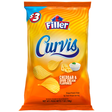 CURVIS CHEDDAR/SOUR CREAM FILL