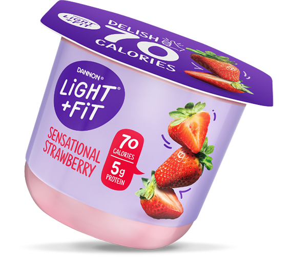 DANNON LIGHT & FIT STRAW 4oz  