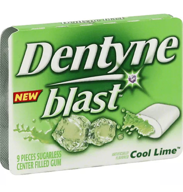 DENTYNE BLAST COOL LIME       