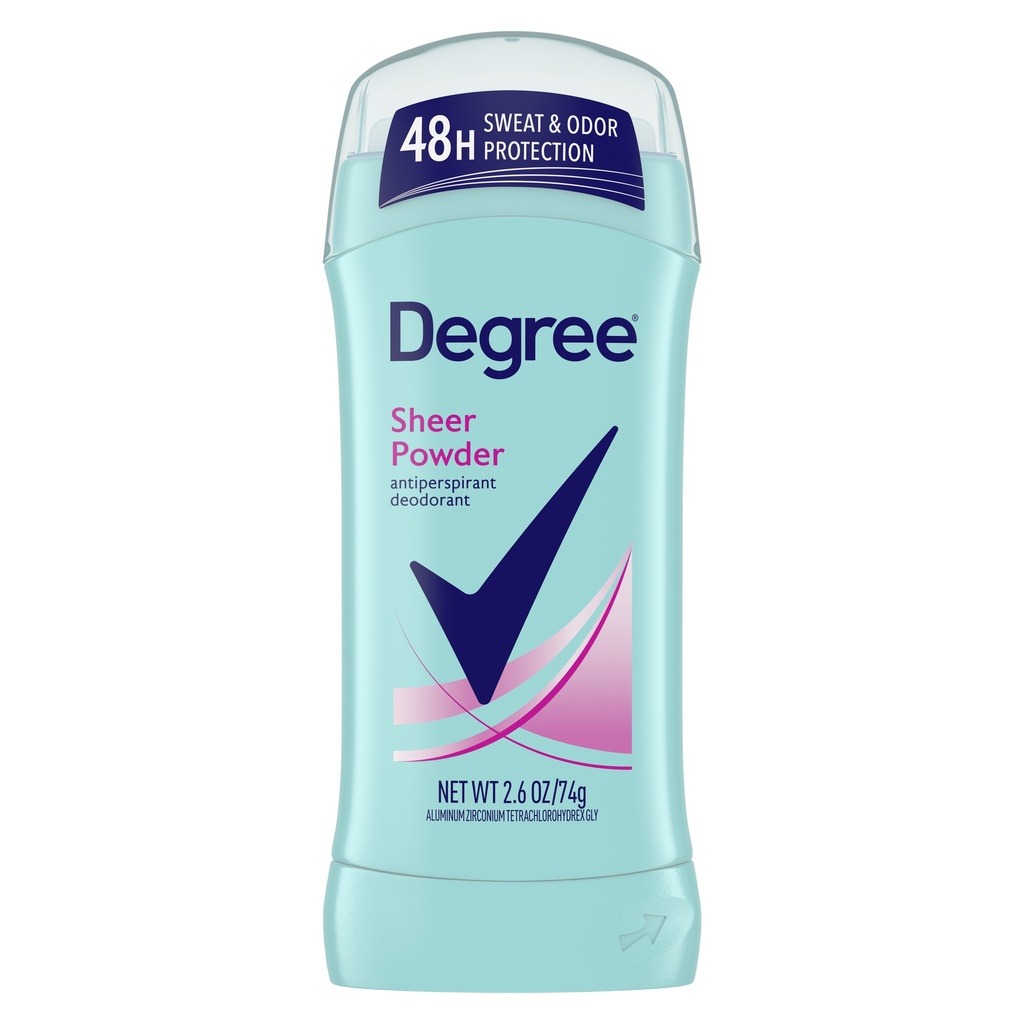 WOMEN DEGREE SHEER POWER 2.6oz