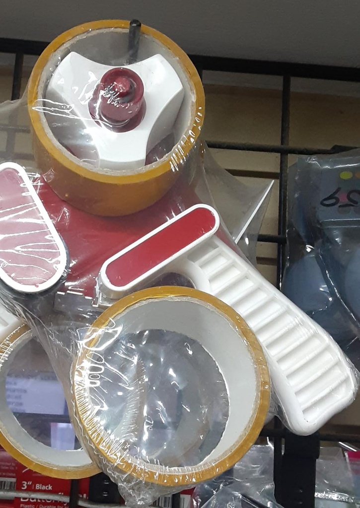 DISPENSER DE TAPE CON 2 ROLLOS