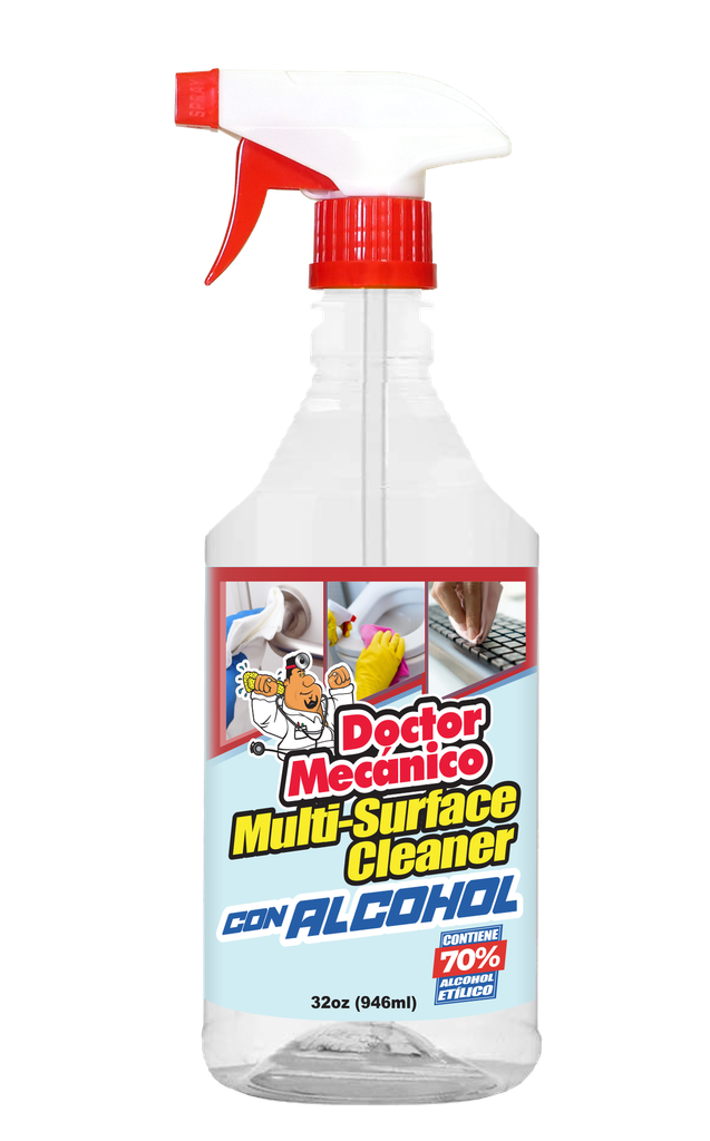 DOCTOR MECANICO ALCOHOL 70% 32oz