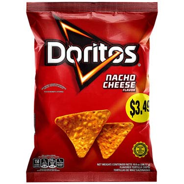 DORITOS NACHO CHEESE 10.8oz   