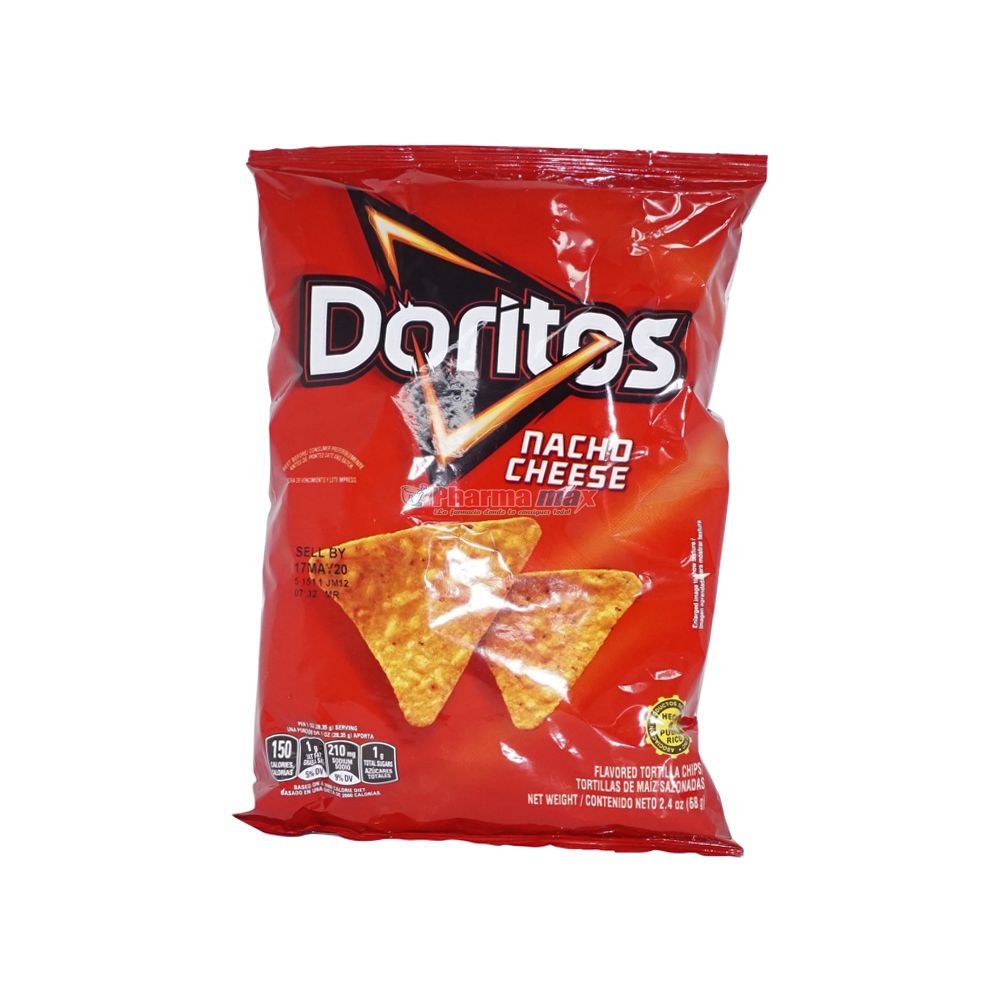 DORITOS NACHOS CHEESE 2.4oz   