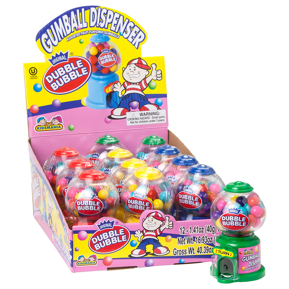 DUBBLE BUBBLE GUMBALL DISPENSE