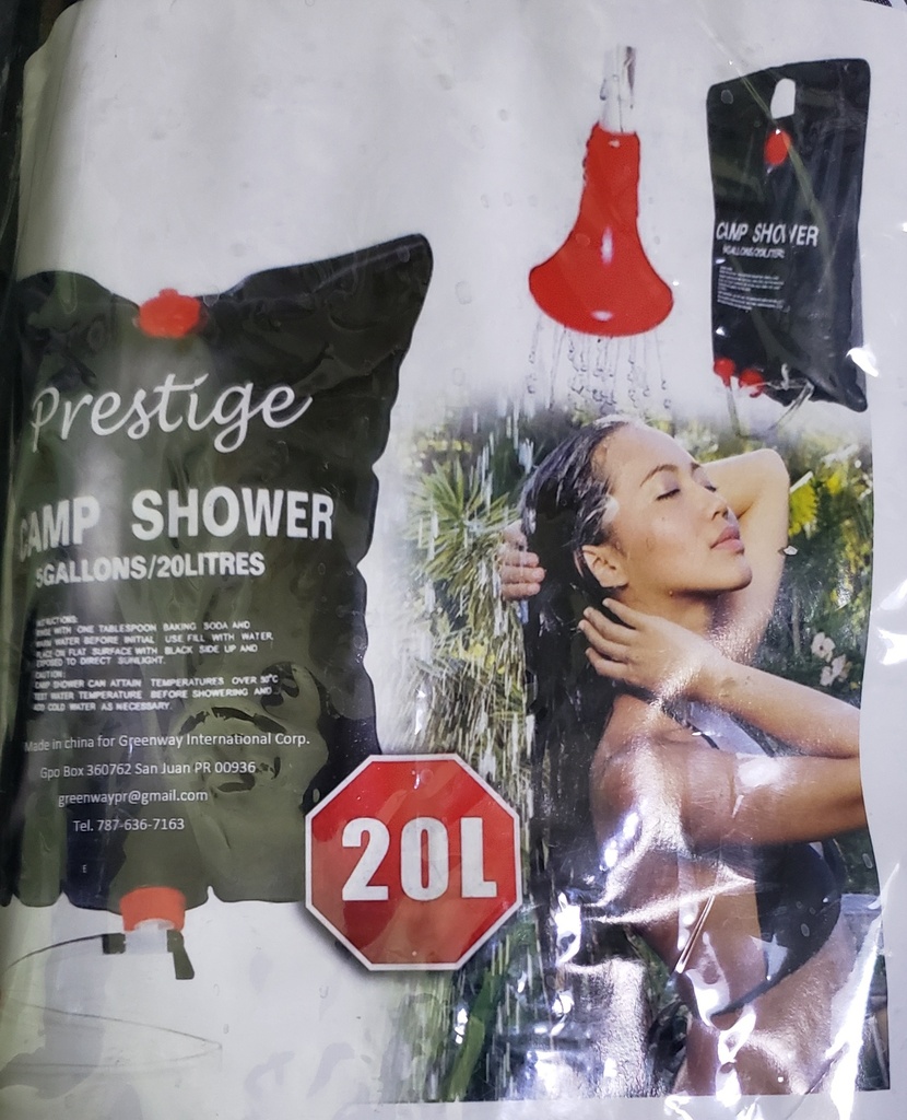 DUCHA DE ACAMPAR PRESTIGE 20L 