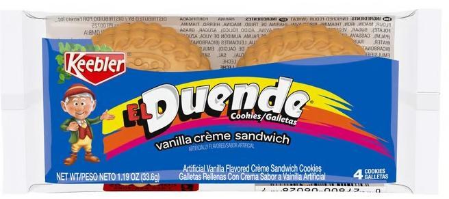EL DUENDE KEEBLER 4 COOKIES   