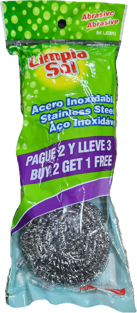 BRILLOS LIMPIA SOL PQT 3   