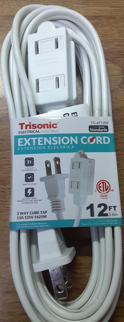 EXTENSION WHITE 12'           