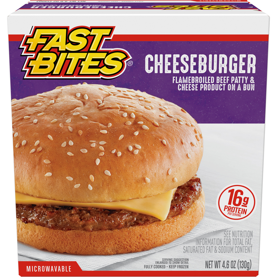 FAST BITES CHEESE BURGER 4.6oz