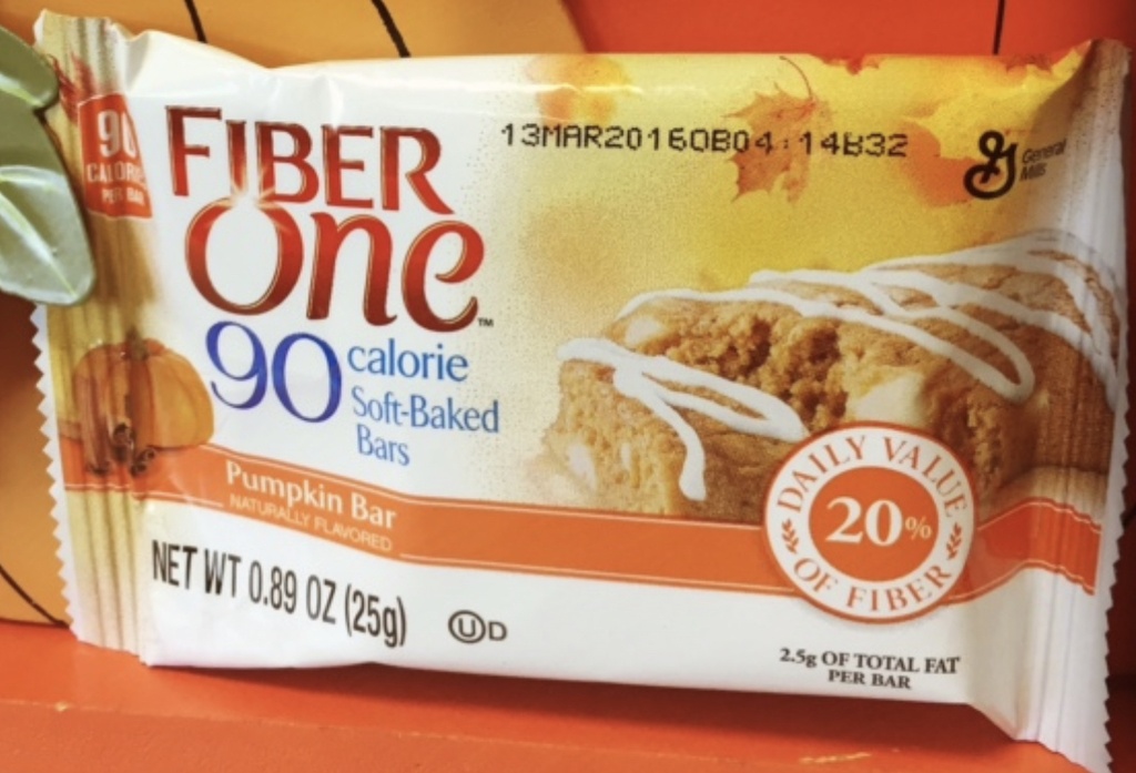 FIBER ONE PUMPKIN BAR .89oz   