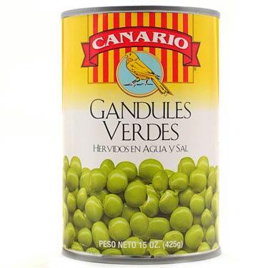 GANDULES VERDES CANARIO 15oz  