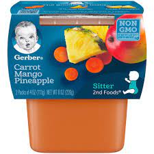 GERBER CARROT MANGO PINE 8oz  