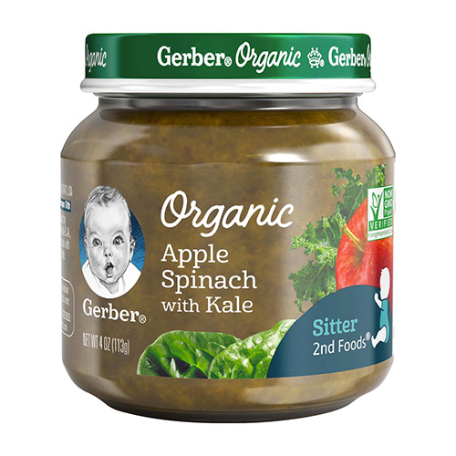 GERBER ORG/APPLE SPINACH      