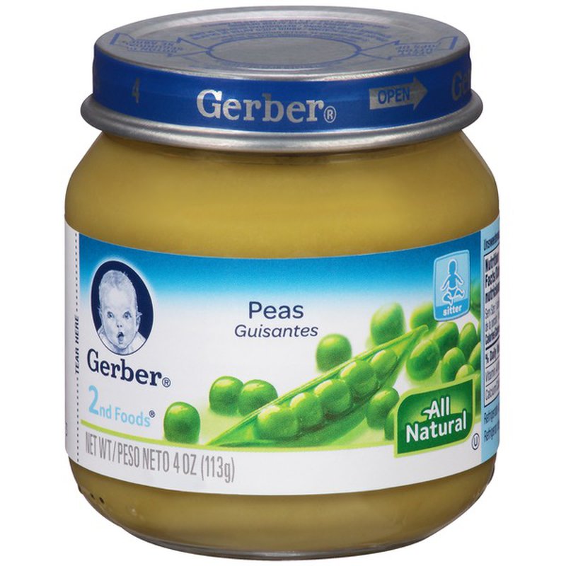 GERBER PEAS 4oz               