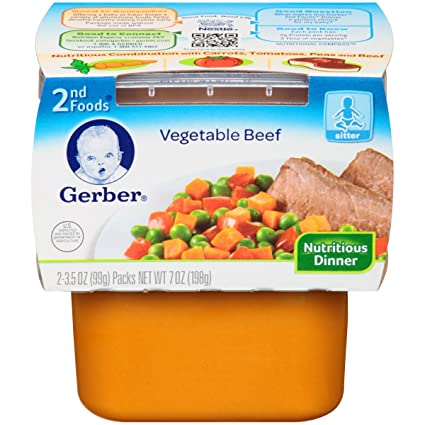 GERBER VEGETABLE BEEF 3.5oz   
