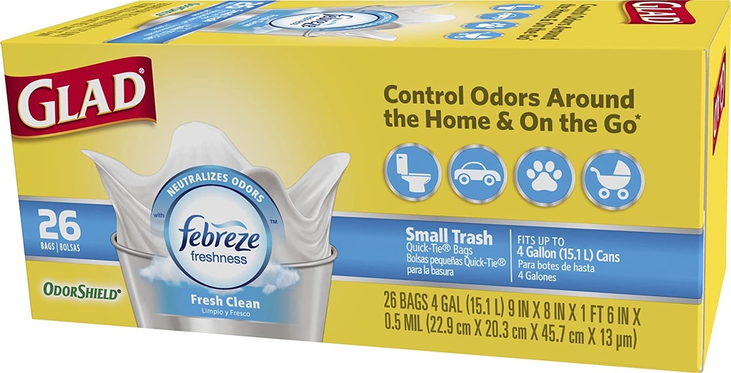 GLAD 4G FEBREZE 4GL/15.1L     
