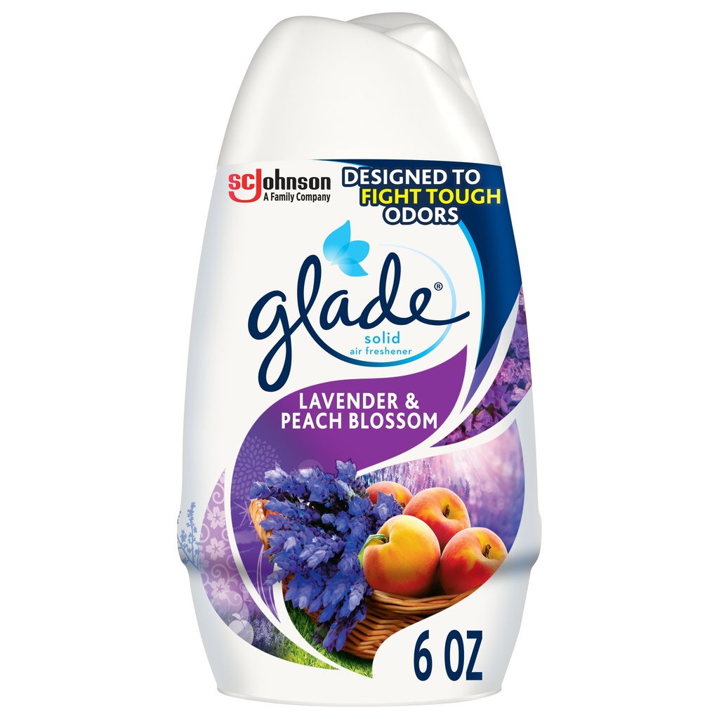 GLADE SOLID LAVANDER PEACH 6OZ