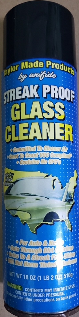 GLASS CLEANER SPRAY 18oz      