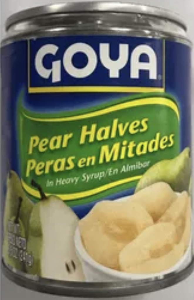 GOYA PERA EN MITADES 8.5oz    