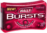 HALLS BURSTS CHERRY SURGE     