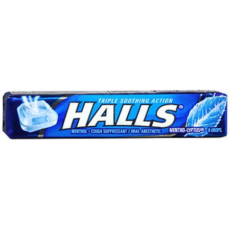 HALLS MENTHOL 9 DROPS         