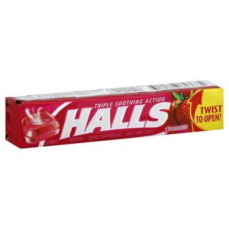 HALLS RELIEF STRAW 9 DROPS    