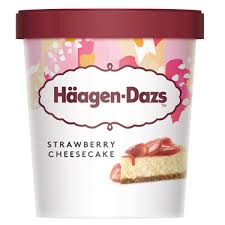 HAAGEN-DAZS STRAW/CHCAKE 16oz  