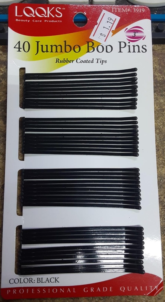 HEBILLAS DE PELO JUMBO PQ 40  
