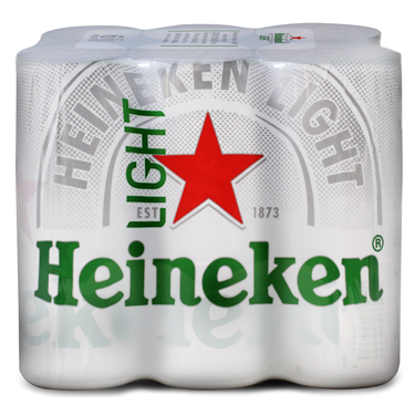 HEINEKEN LIGHT LATA 6 PACK    