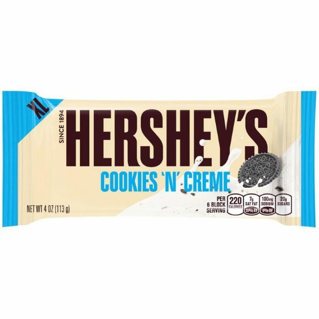 HERSHEY'S COOKIES N CREME XL  