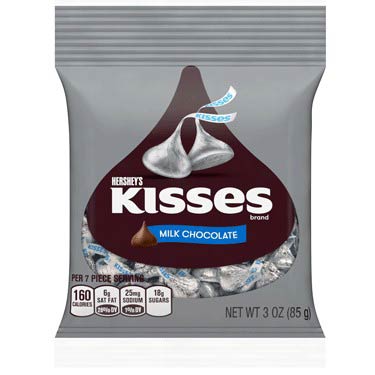 HERSHEY'S KISSES MILK CHOCOLAT