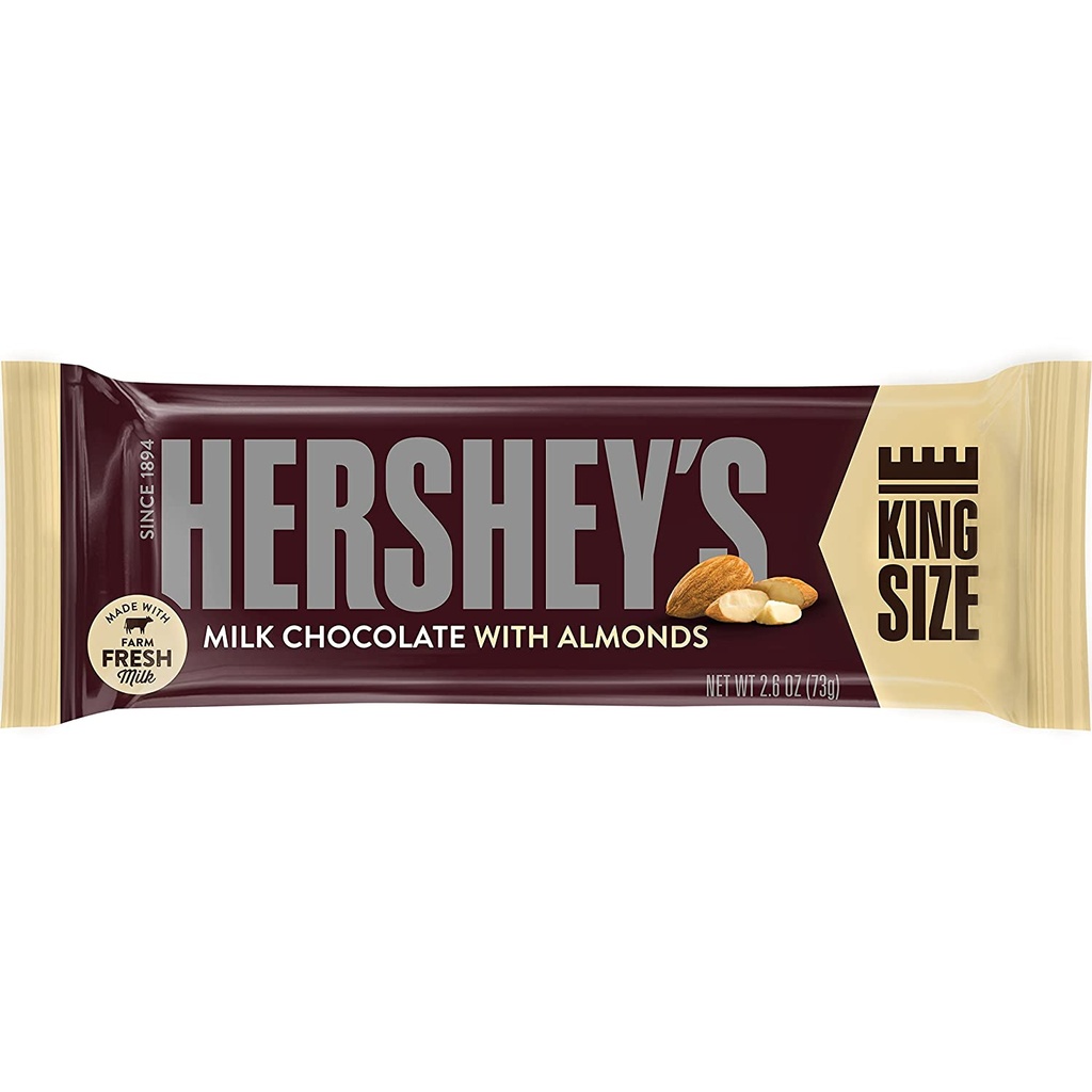 HERSHEY'S WITH ALMOND KING    