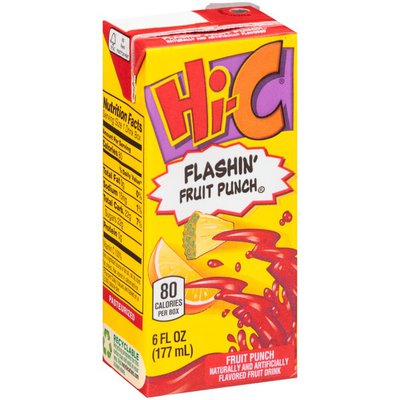 HI-C FLASHIN FRUIT PUNCH 6oz 7274