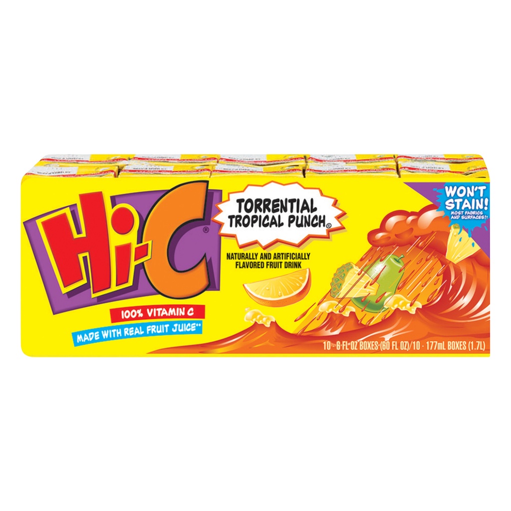 HI-C TROPICAL PUNCH PAQ 10    