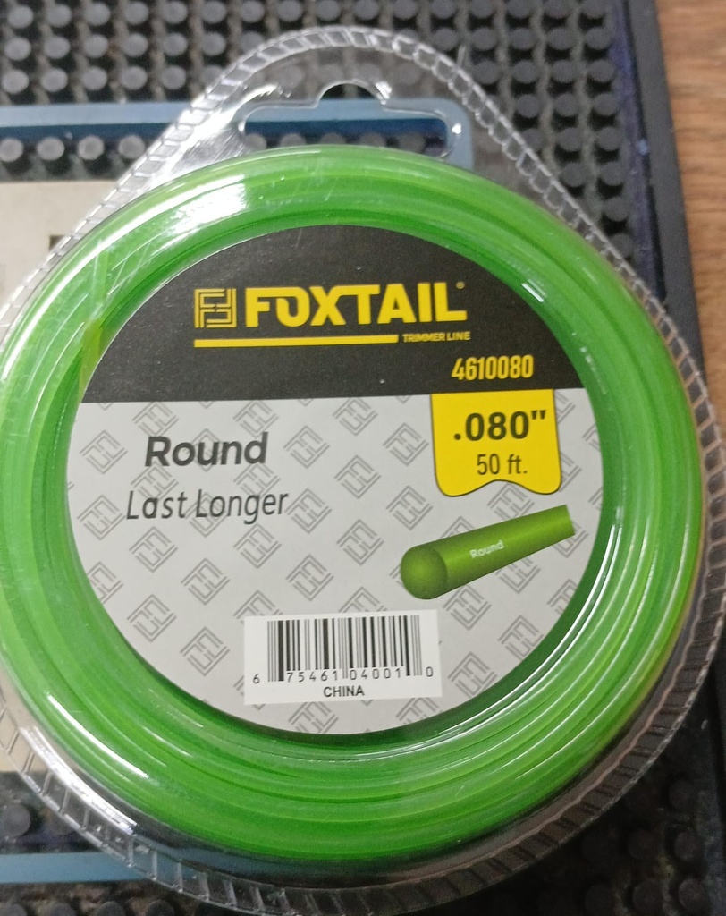 FOXTAIL HILO DE TRIMMER .080 50ft