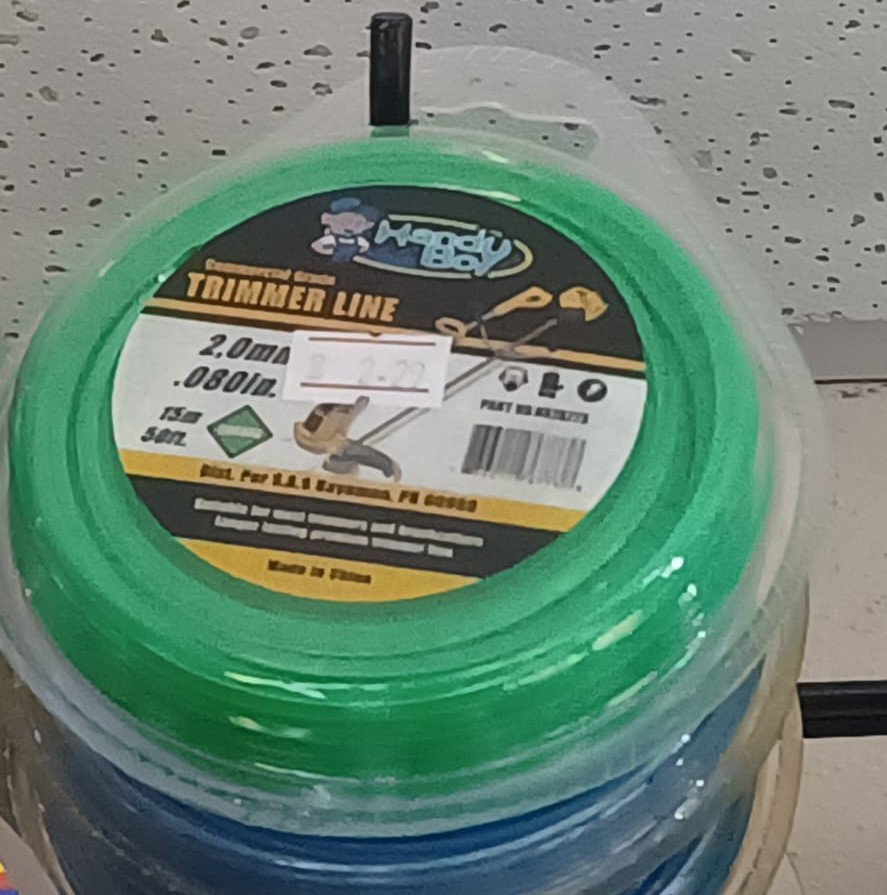 HILO TRIMMER 15M 50FT VERDE   