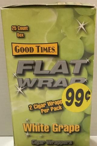 HOJA FLAT WRAP UVAS BLANCAS PQ