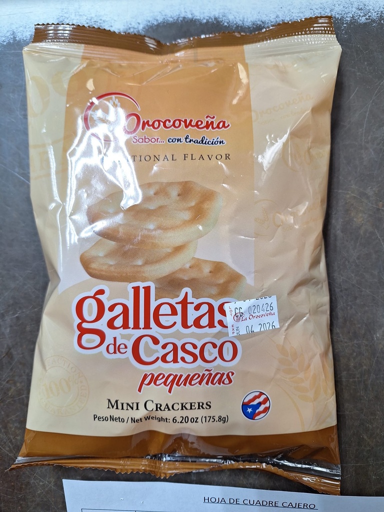 GALLETAS DE CASCO PEQ. 6.20oz