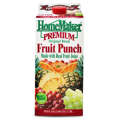 HOME MAKER FRUIT PUNCH 64oz   